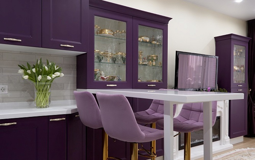 Яркая кухня в ЖК «Жулебино Парк»