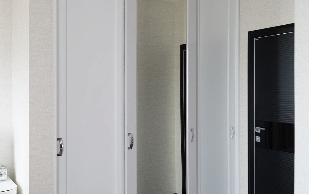 Игра контрастов в спальне и гостиной