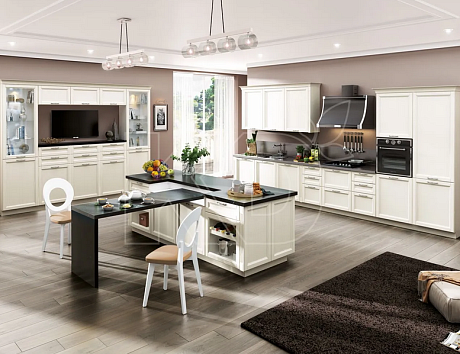 Фасады из массива ясеня для кухни