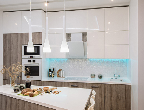 Белая кухня в Анапе