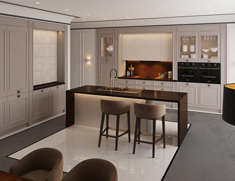 Светлая кухня в Арзамасе