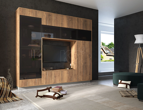 Современная мебель в гостиную под телевизор