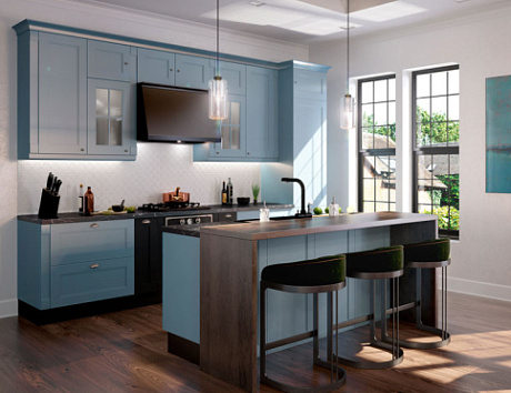 Кухонный гарнитур для маленького помещения должен быть тщательно спланирован и продуман до мелочей. Дизайн интерьера малогабаритной кухни. 