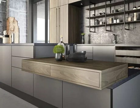 Серая кухня в Нижнем Новгороде