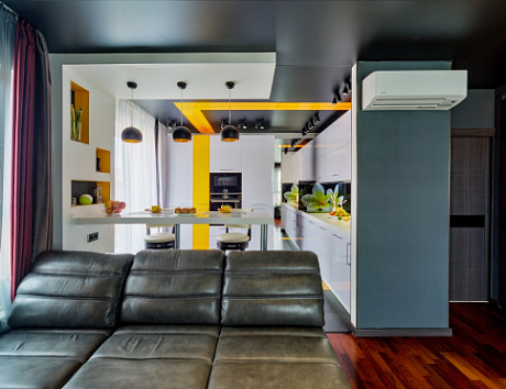 Глянцевая кухня в Казани