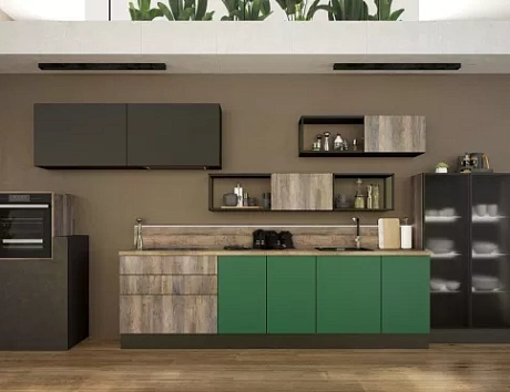 Коричневая кухня в Санкт-Петербурге