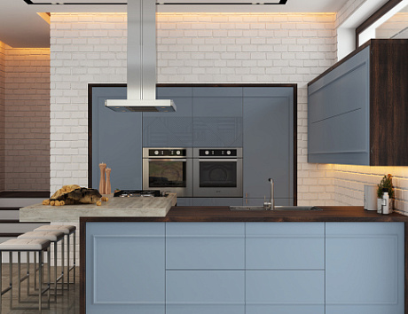 Синяя кухня в Обнинске