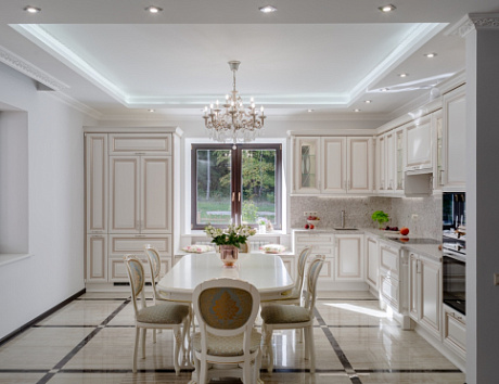 Белая кухня в Санкт-Петербурге