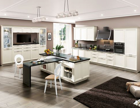 Кухни из массива дерева