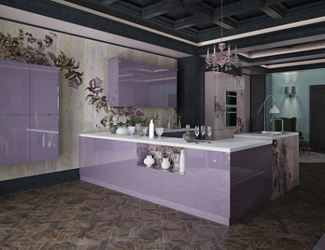 Оформление интерьера темной кухни