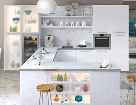 Белая кухня в Волгограде