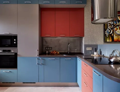 Серая кухня в Егорьевске