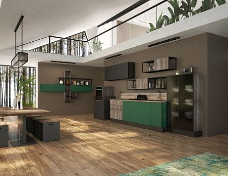 Кухни без ручек