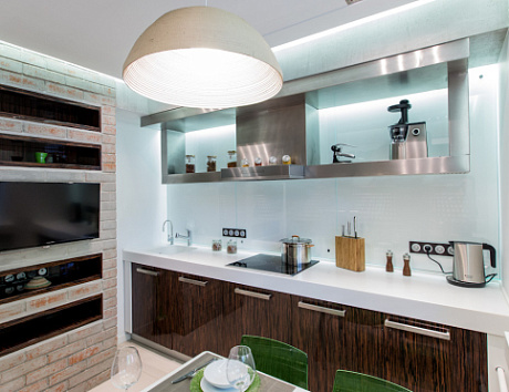 Глянцевая кухня в Твери