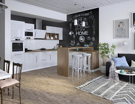 Белая кухня в Анапе