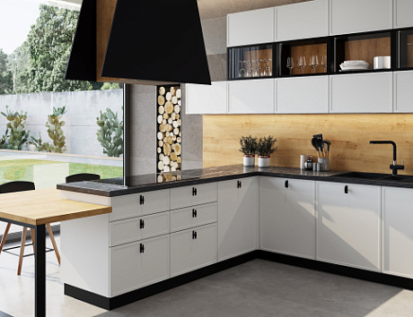 Белая кухня в Липецке